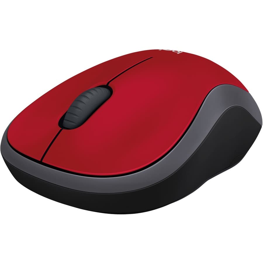 LOGITECH WIRELESS MOUSE M185 - RED view 5