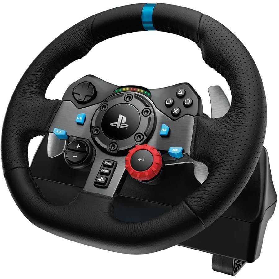 LA G29 DRIVING FORCE RACING WHEEL PS 3 4 view 7