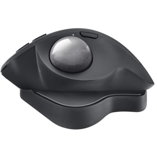 Logitech MX ERGO Plus wireless ergonomic trackball mouse for precision desktop control