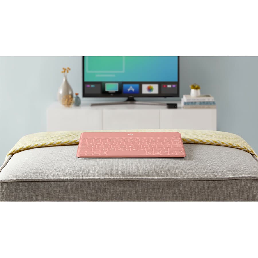 LA KEYS TO GO ULTRA SLIM KYBD STND BLUSH view 6