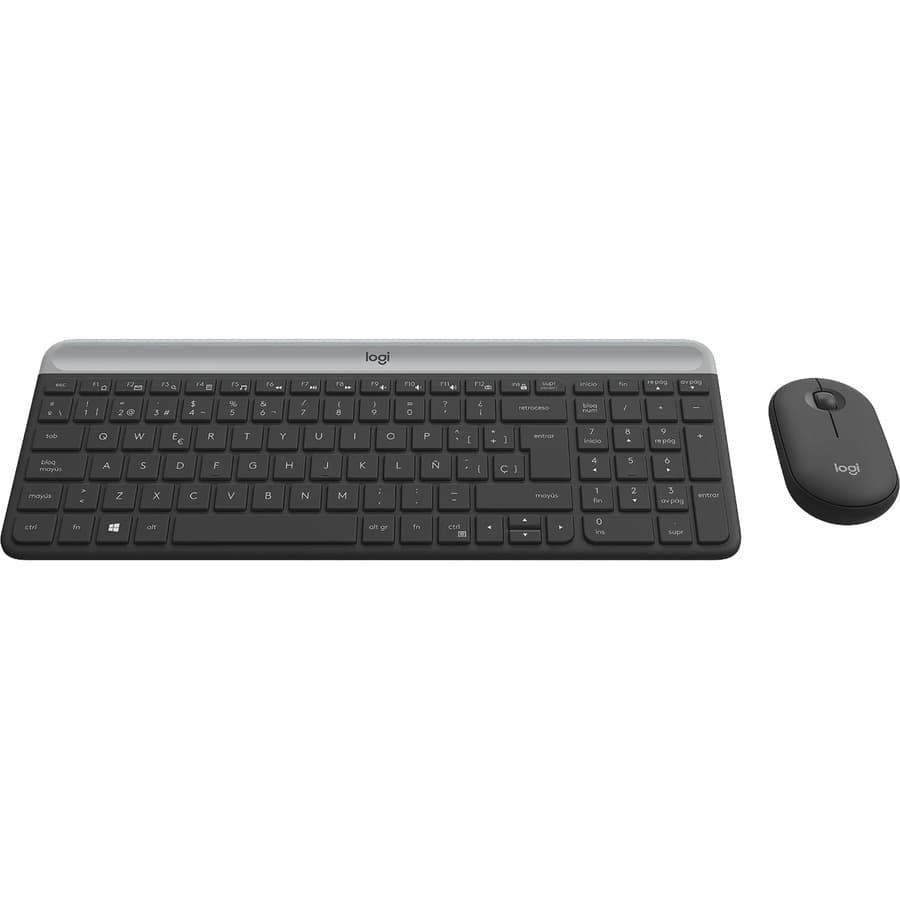 Logitech MK470 slim wireless keyboard and mouse combo in graphite