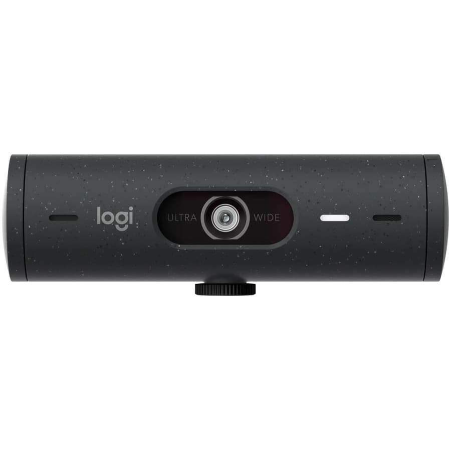Logitech Brio 505 webcam in graphite with USB-C for business video meetings