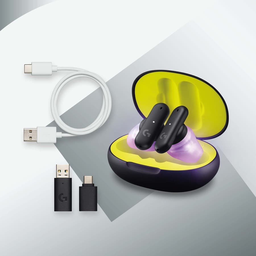Logitech G Fits true wireless earbuds with custom molded fit
