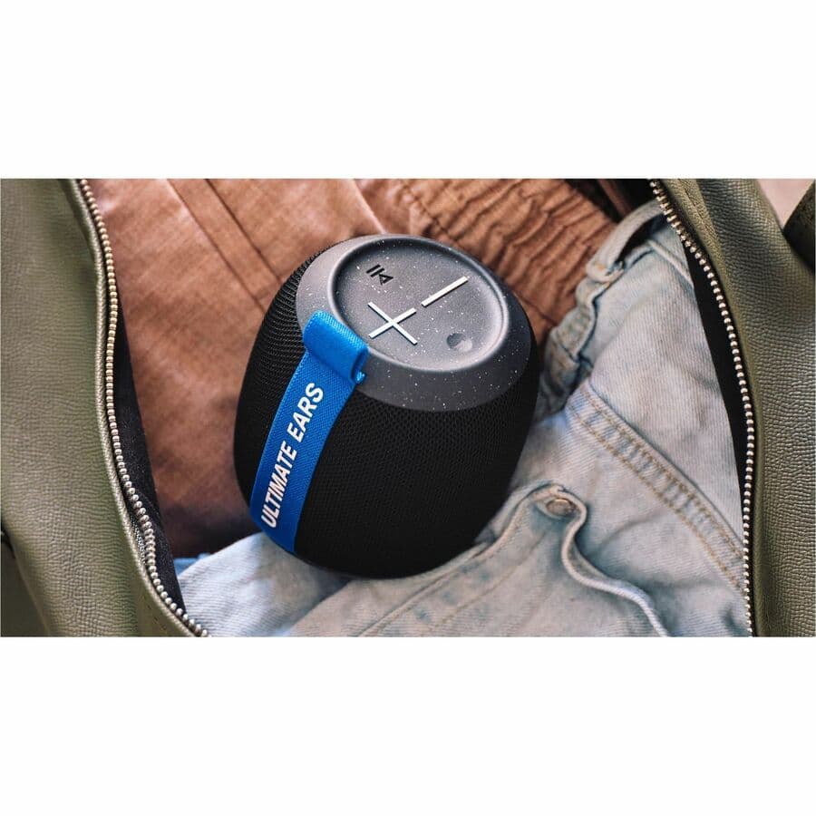 Ultimate Ears Wonderboom Play black mini portable speaker