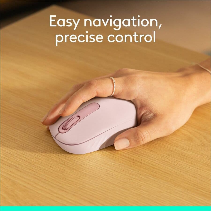 LOGITECH - COMPUTER ACCESSORIES M196 WIRELESS MOUSE (ROSE) view 5
