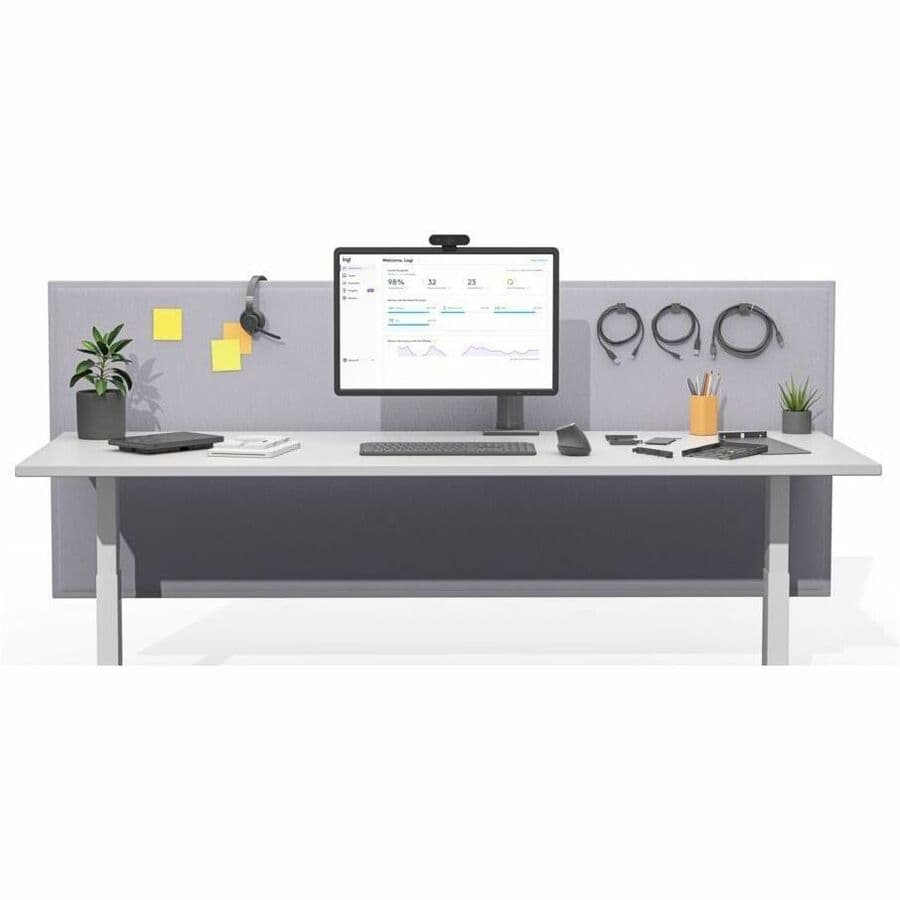 Logitech TAPRAPMSTLNV3 Microsoft Teams room bundle with Tap, Rally Plus, mounting kit, and Lenovo Core Gen 2
