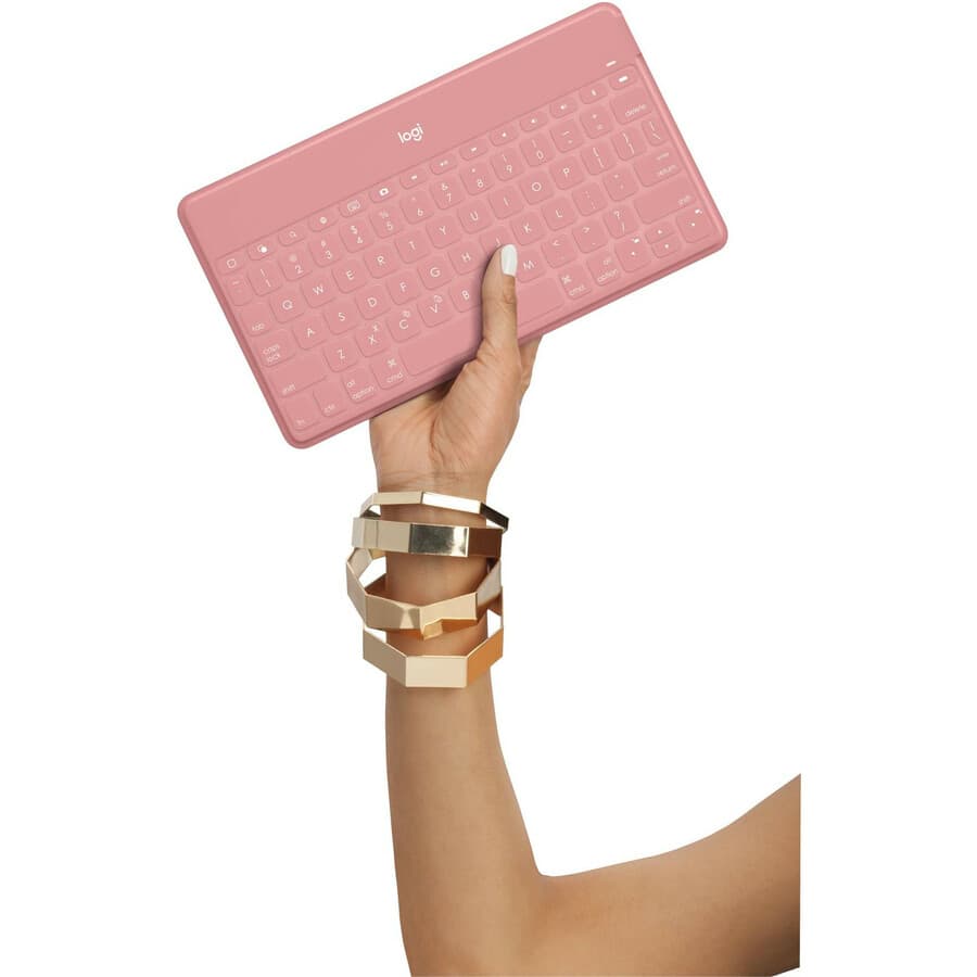 LA KEYS TO GO ULTRA SLIM KYBD STND BLUSH view 8