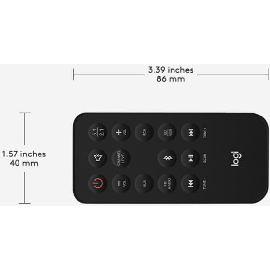 Logitech Z607 5.1 surround speaker system with subwoofer and Bluetooth connectivity