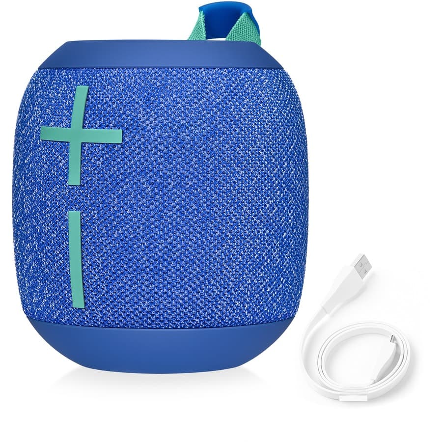 Logitech Ultimate Ears WONDERBOOM 2 portable Bluetooth speaker in Bermuda Blue