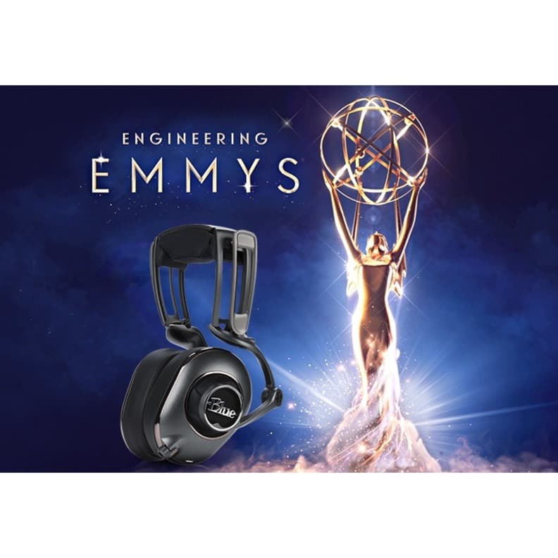 Blue Mix-Fi studio headphones in black with over-the-ear binaural ear cups