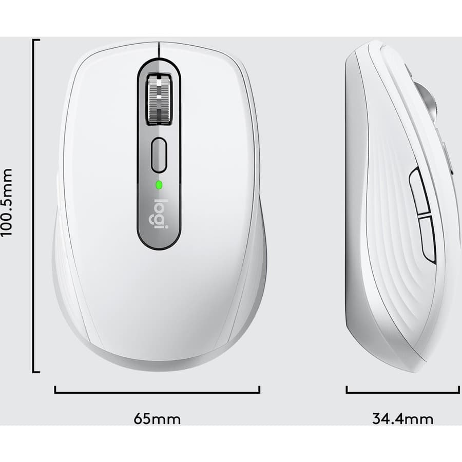 Logitech MX Anywhere 3 for Business in pale grey with Logi Bolt wireless connectivity
