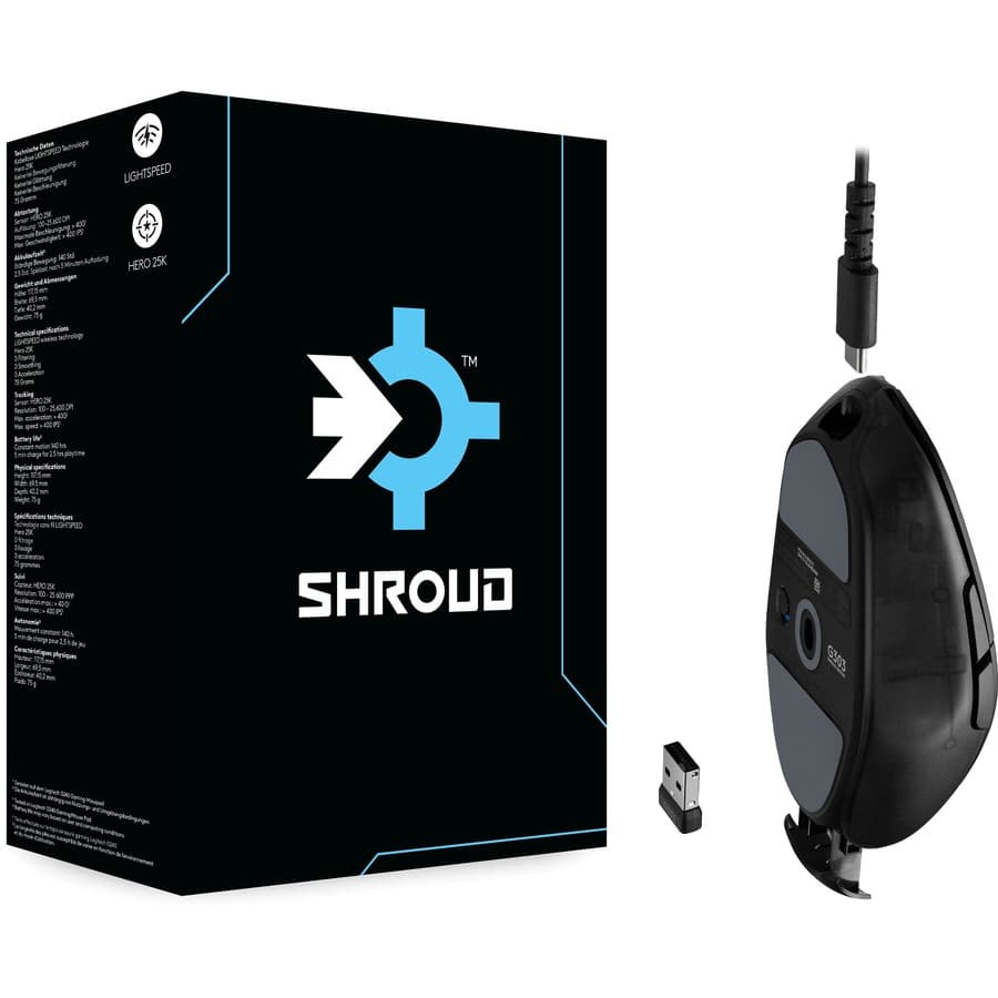 LOGITECH SOURCING LOGITECH 303 SHROUD EDITION WIRELESS GAMING MOUSE - view 7