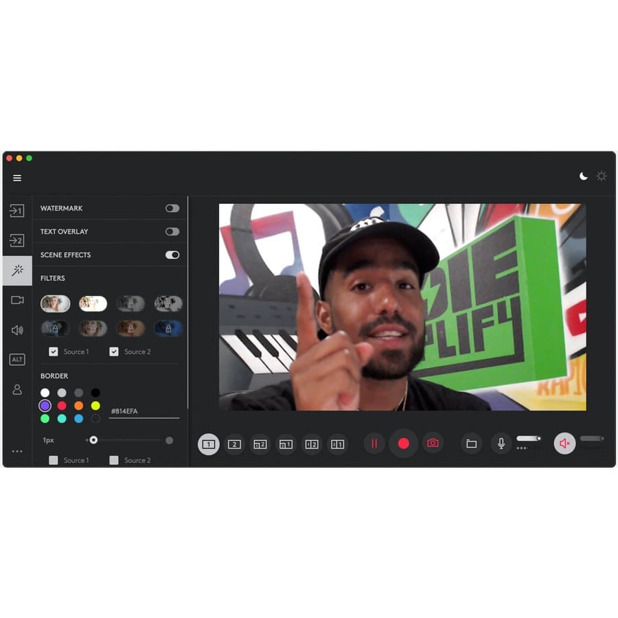 Logitech StreamCam premium webcam with USB-C connection for 1080p 60 fps video