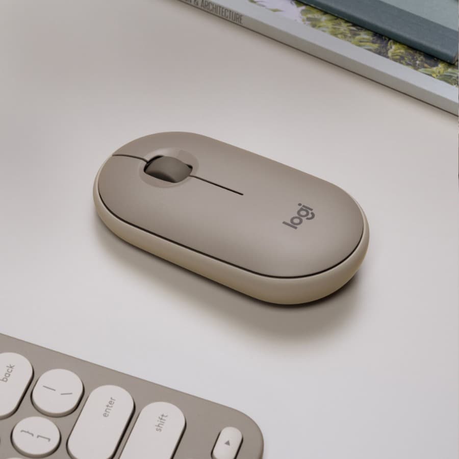 LA M350 PEBBLE WLS MOUSE ALMOND MILK view 9