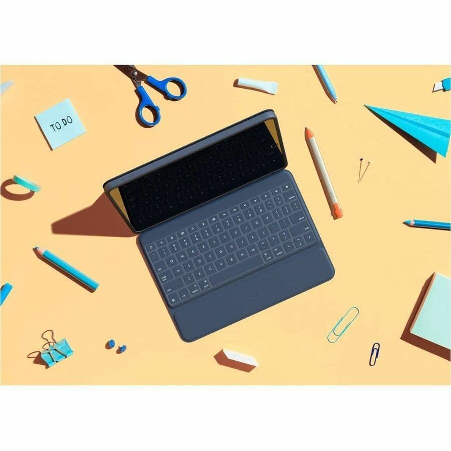 Logitech Rugged Combo 4 keyboard case for iPad 10th generation in black