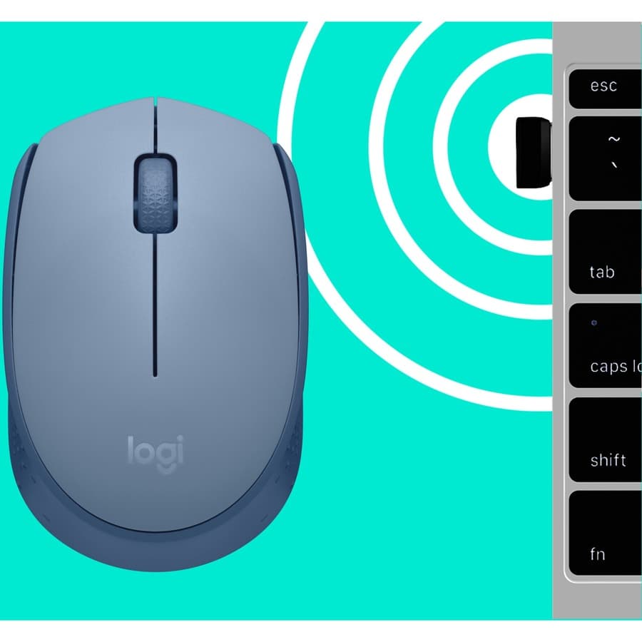 M170 WIRELESS MOUSE (BLUE GREY). view 7