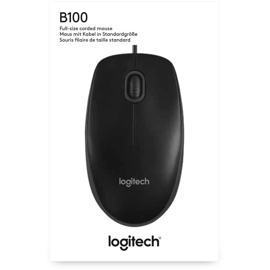 B100 Optical USB Mouse WB view 8