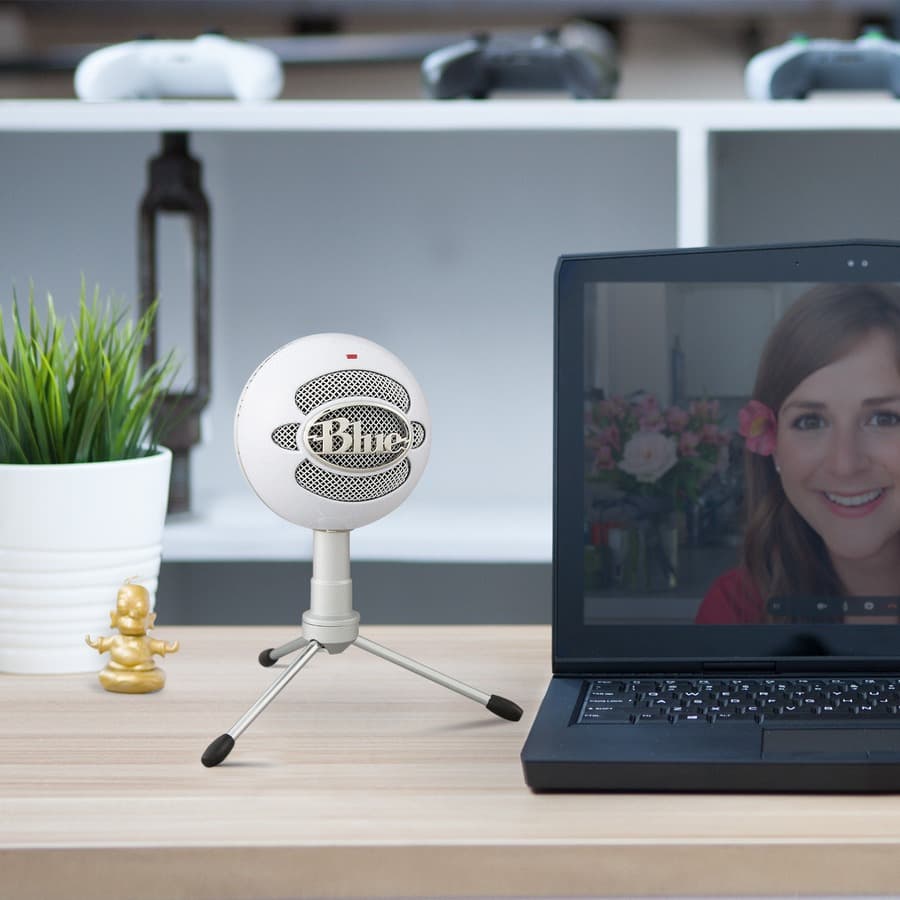 Logitech LA SNOWBALL ICE WHT 988-000070 white desktop USB microphone