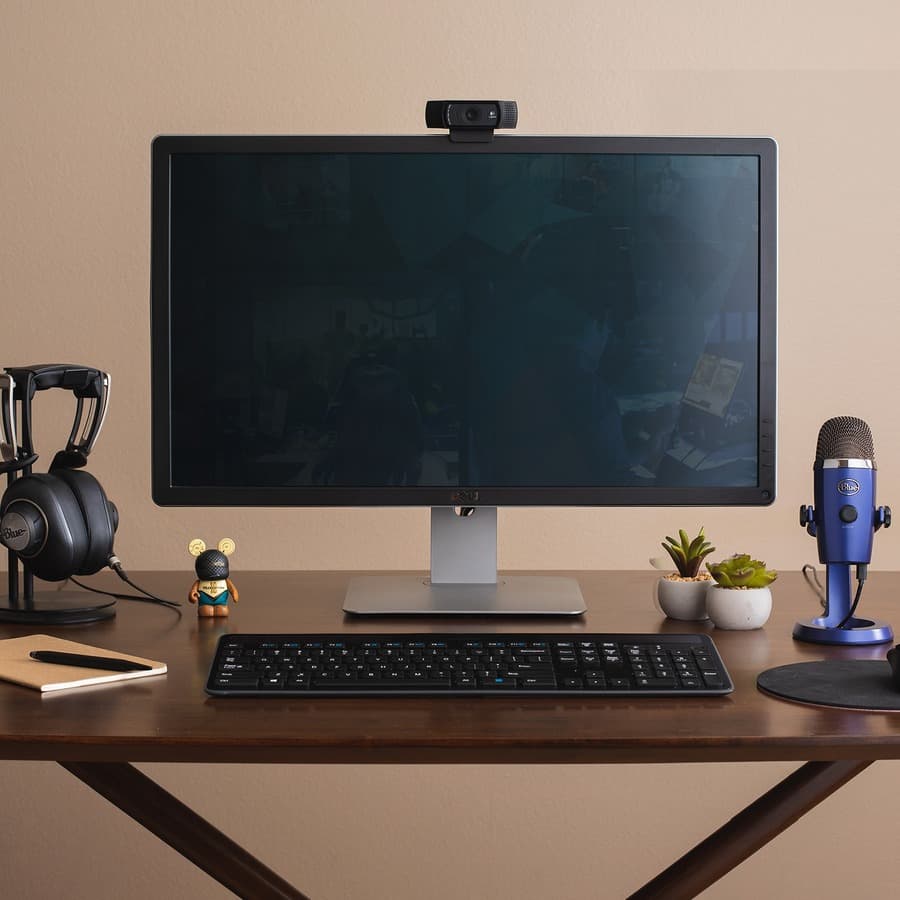 Blue Yeti Nano USB desktop microphone in vivid blue finish