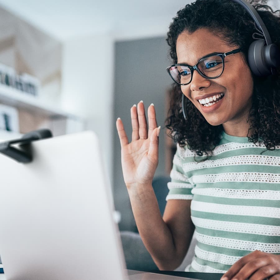 Logitech C505 HD webcam with USB-A cable for business video conferencing