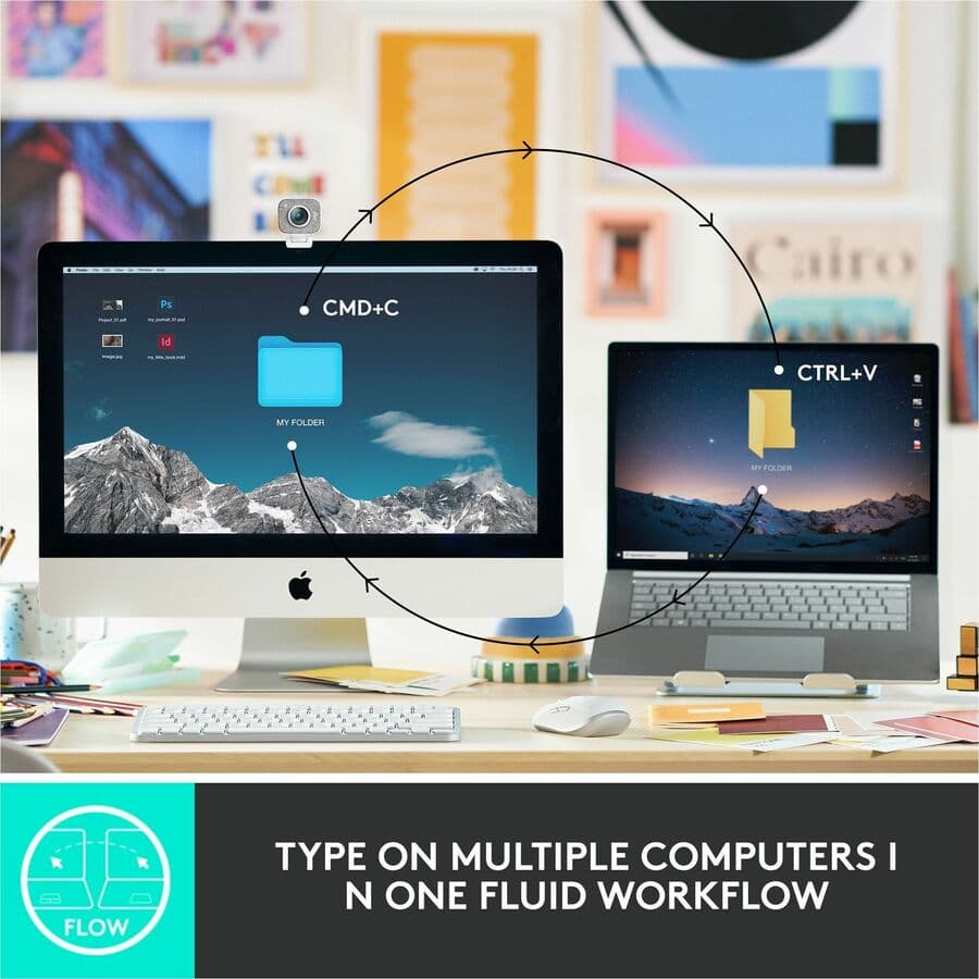 Logitech MX Keys Mini for Business Bolt wireless compact keyboard in Graphite