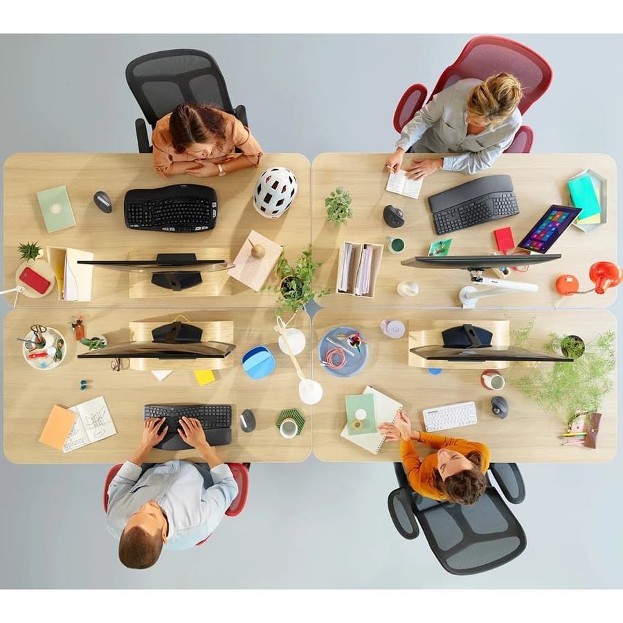 Logitech ERGO K860 Spanish split ergonomic wireless keyboard with curved keyframe