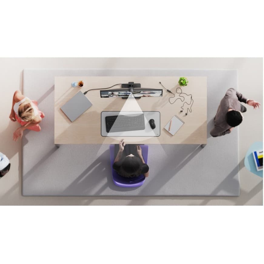 Logitech Brio 305 1080p black webcam with clip mount and USB-C connection