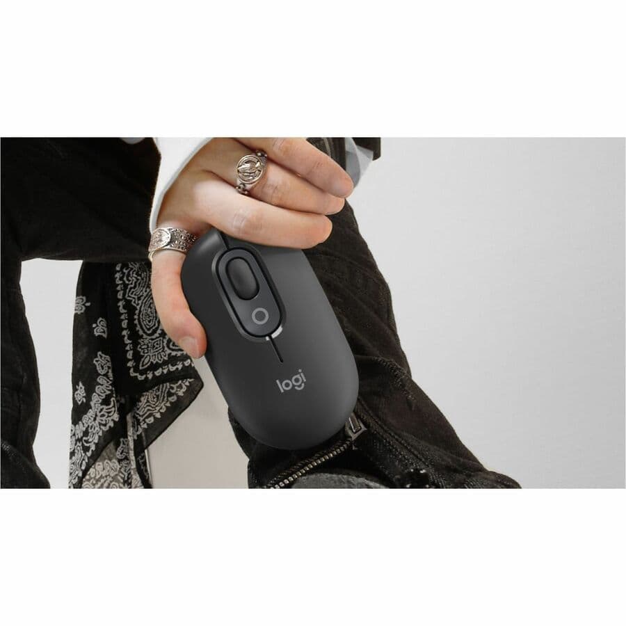 Logitech POP Mouse Graphite compact wireless three-button