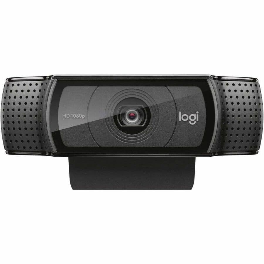 Logitech HD Pro Webcam C920 USB webcam with 1080p video, autofocus, and stereo microphone