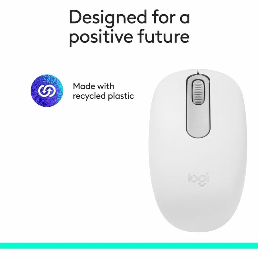 LOGITECH - COMPUTER ACCESSORIES M196 WIRELESS MOUSE (OFF-WHITE) view 7