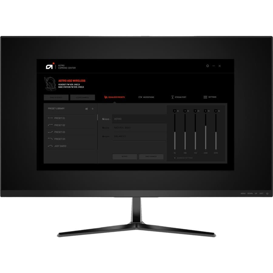 Logitech A50 wireless headset with base station for PS4 and PC, refined version