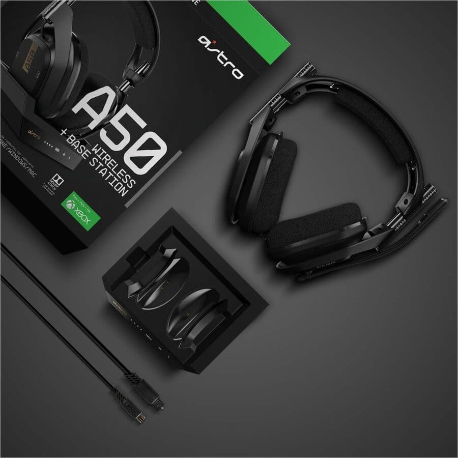 Logitech A50 wireless headset with base station for Xbox One and PC refurbished