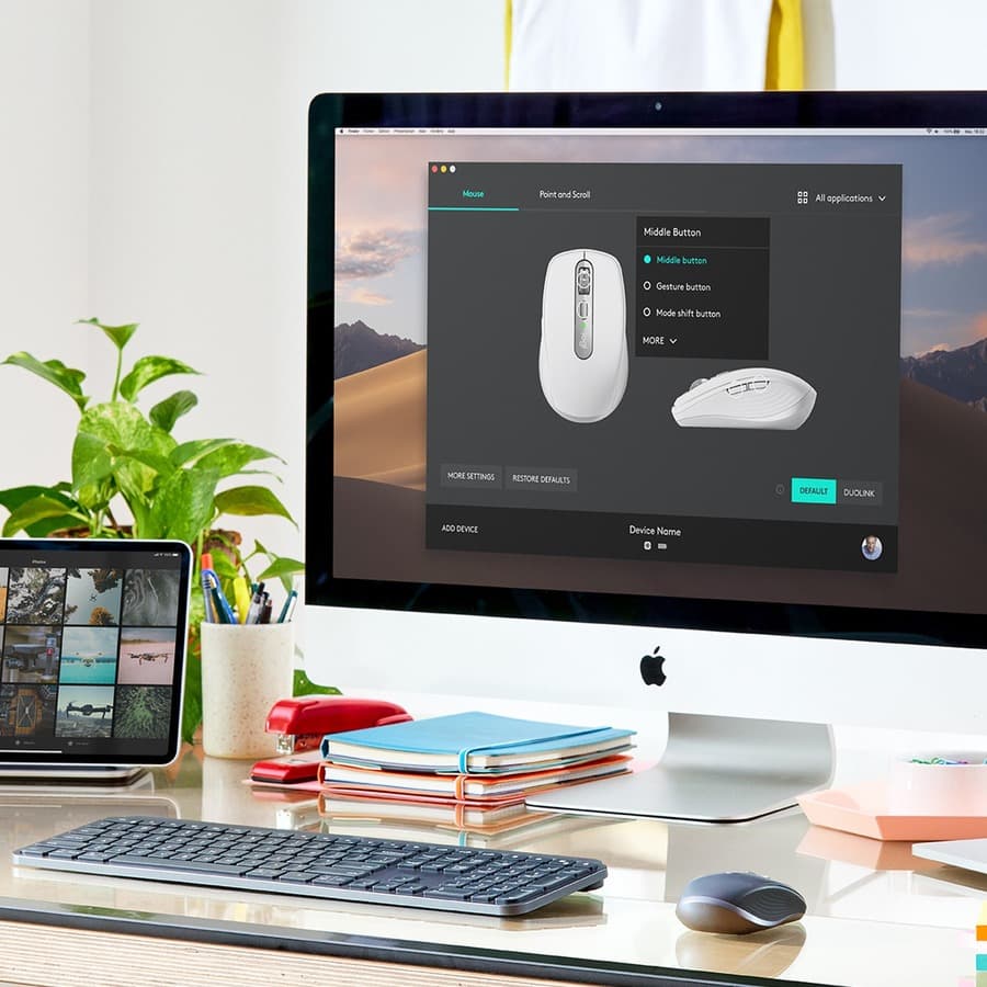 LOGITECH - COMPUTER ACCESSORIES MX ANYWHERE 3 WL MOUSE FOR MAC PALE GREY view 7
