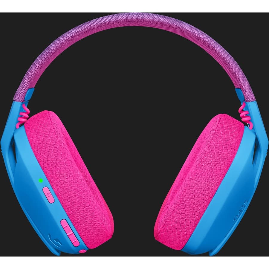 Logitech G435 wireless gaming headset in blue with on-ear design
