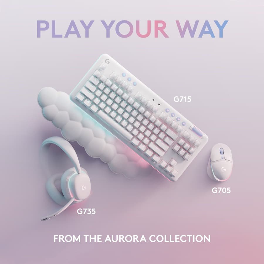 Logitech G713 Linear wired gaming keyboard with tenkeyless layout and RGB backlighting