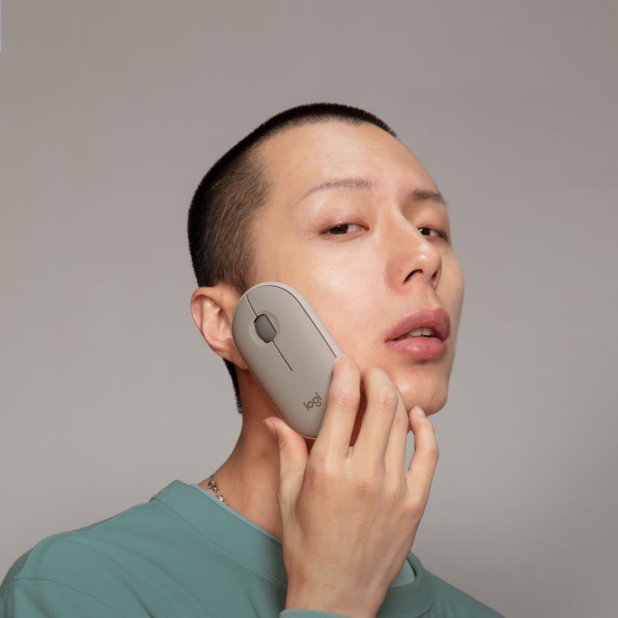 LA M350 PEBBLE WLS MOUSE ALMOND MILK view 7