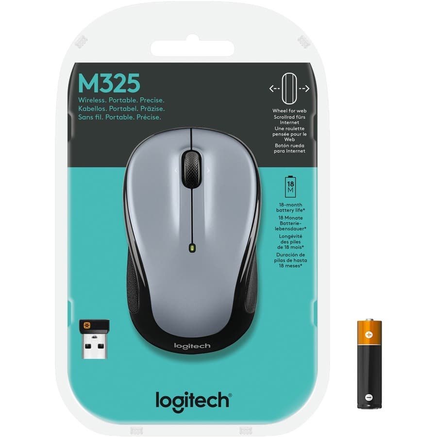 LOGITECH SOURCING LOGITECH WIRELESS MOUSE M325 LGHT SILVER view 12