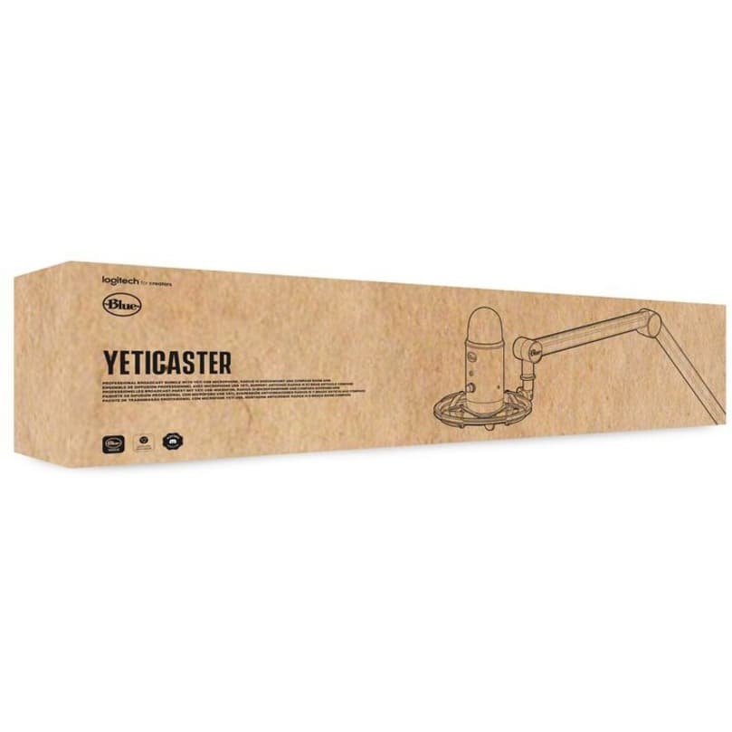 Logitech LA YETICASTER 988-000107 desktop USB microphone for podcasting and streaming