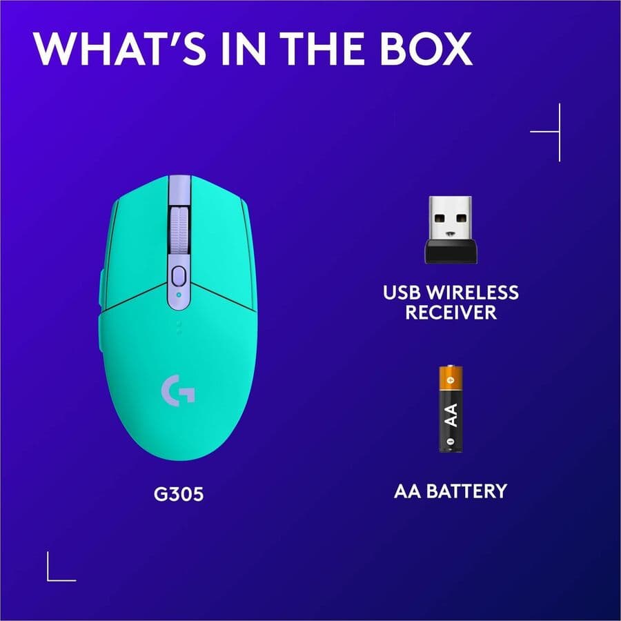 LA G305 LIGHTSPEED WLS GAMING MSE MINT view 8