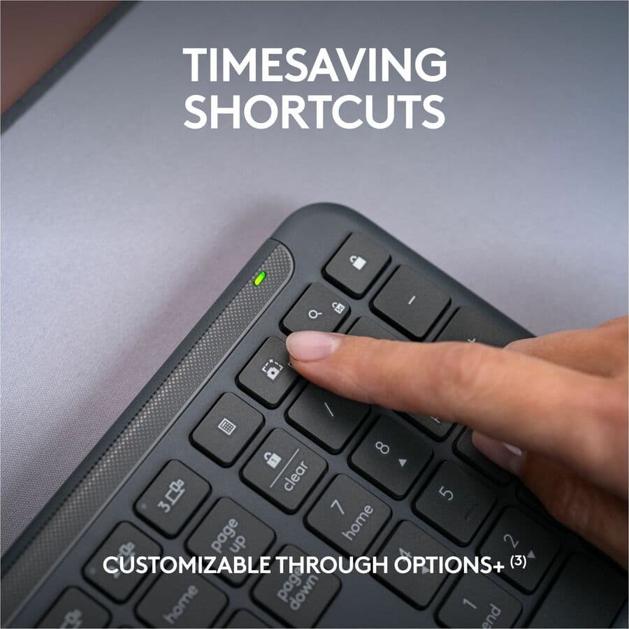 Logitech Slim Combo MK955 for Business wireless keyboard and mouse set