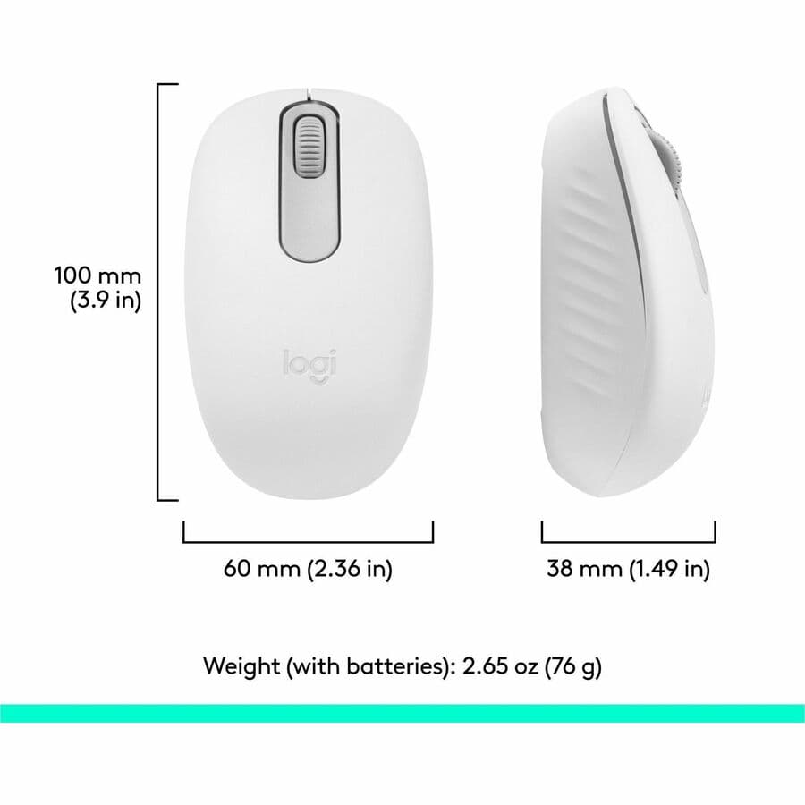 LOGITECH - COMPUTER ACCESSORIES M196 WIRELESS MOUSE (OFF-WHITE) view 10