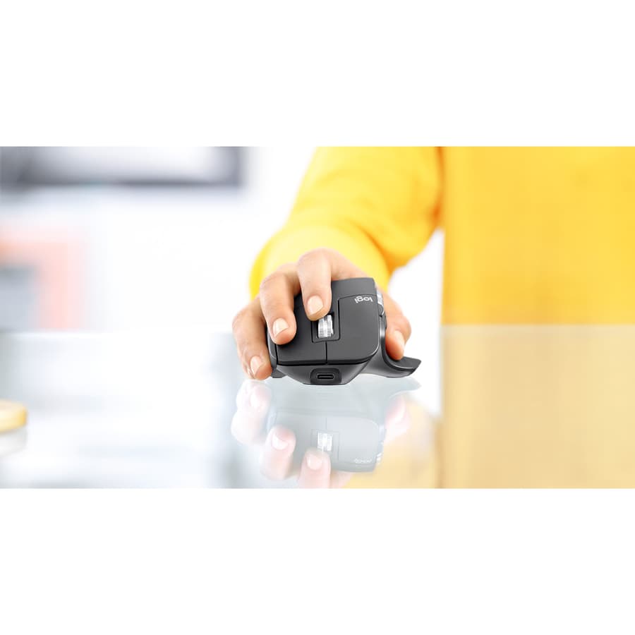 Logitech MX Master 3 wireless ergonomic mouse for precision desktop navigation and productivity