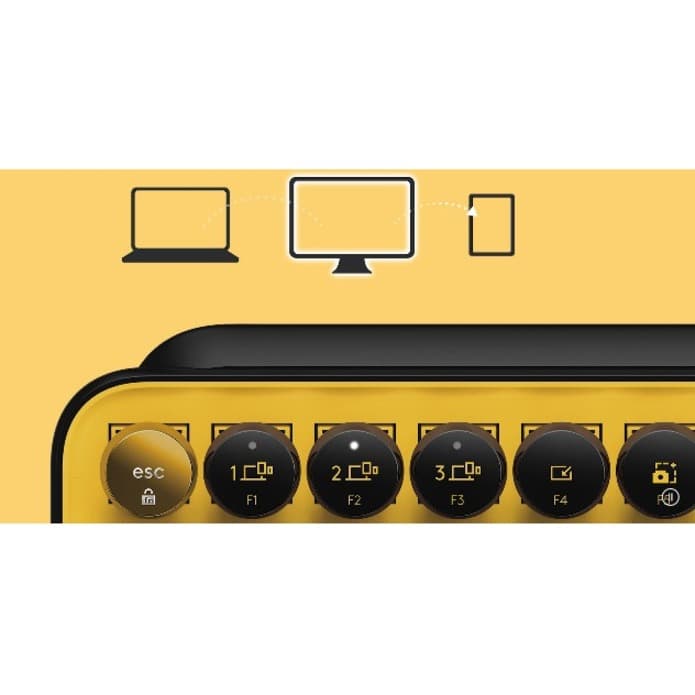 LA POP KEY WLS MECH KYBD EMOJI YLW SP view 13