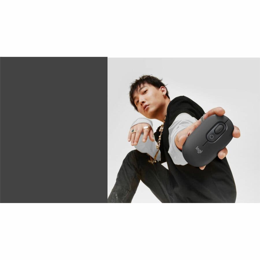 Logitech POP Mouse Graphite compact wireless three-button