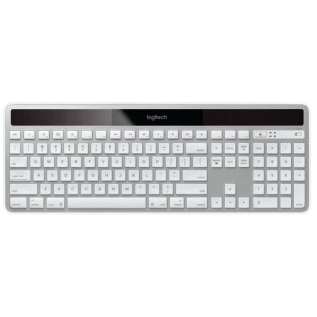 LOGITECH - COMPUTER ACCESSORIES WIRELESS SOLAR KEYBOARD K750 FOR MAC (GREY) view 3