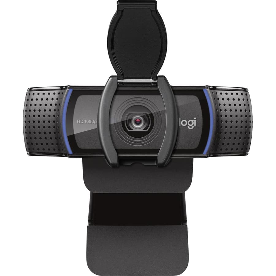 Logitech C920e TAA compliant 1080p webcam with built-in microphones