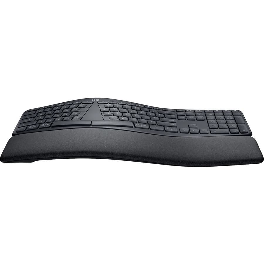 Logitech ERGO K860 Spanish split ergonomic wireless keyboard with curved keyframe