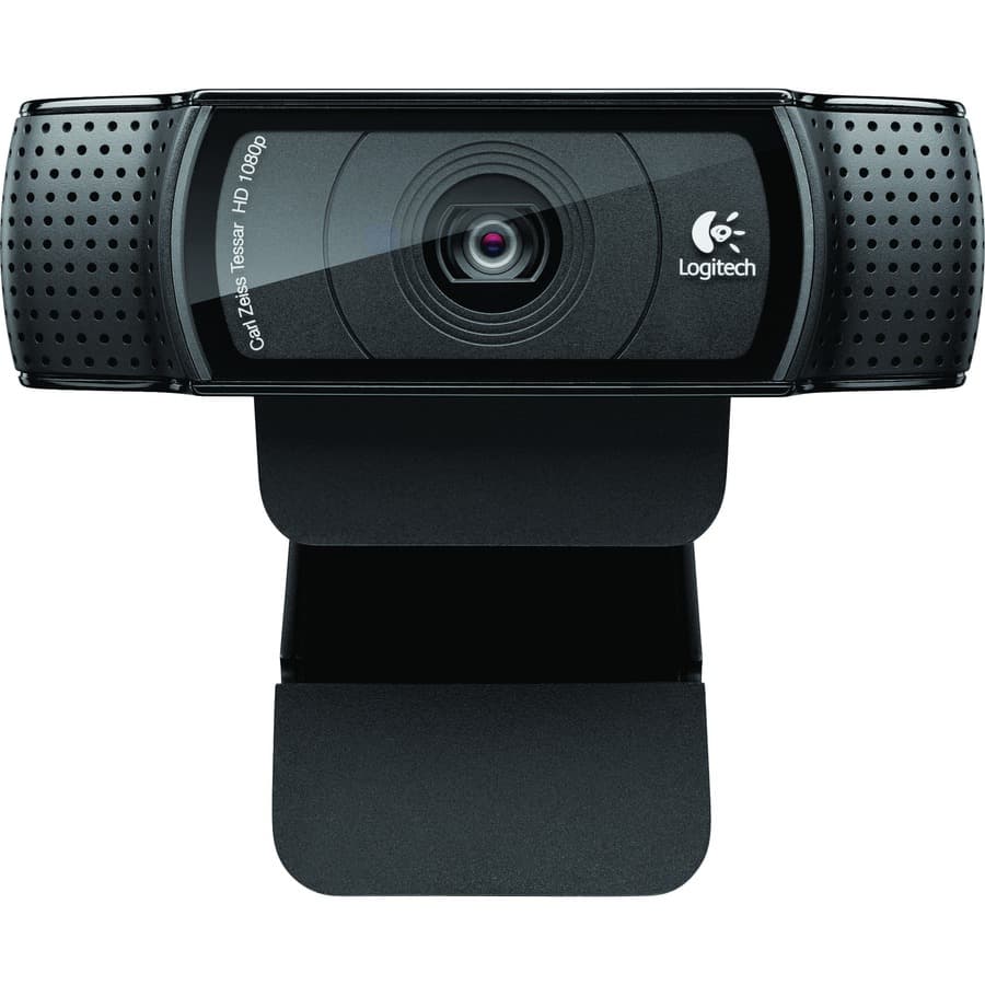 Logitech HD Pro Webcam C920 USB webcam with 1080p video for business conferencing
