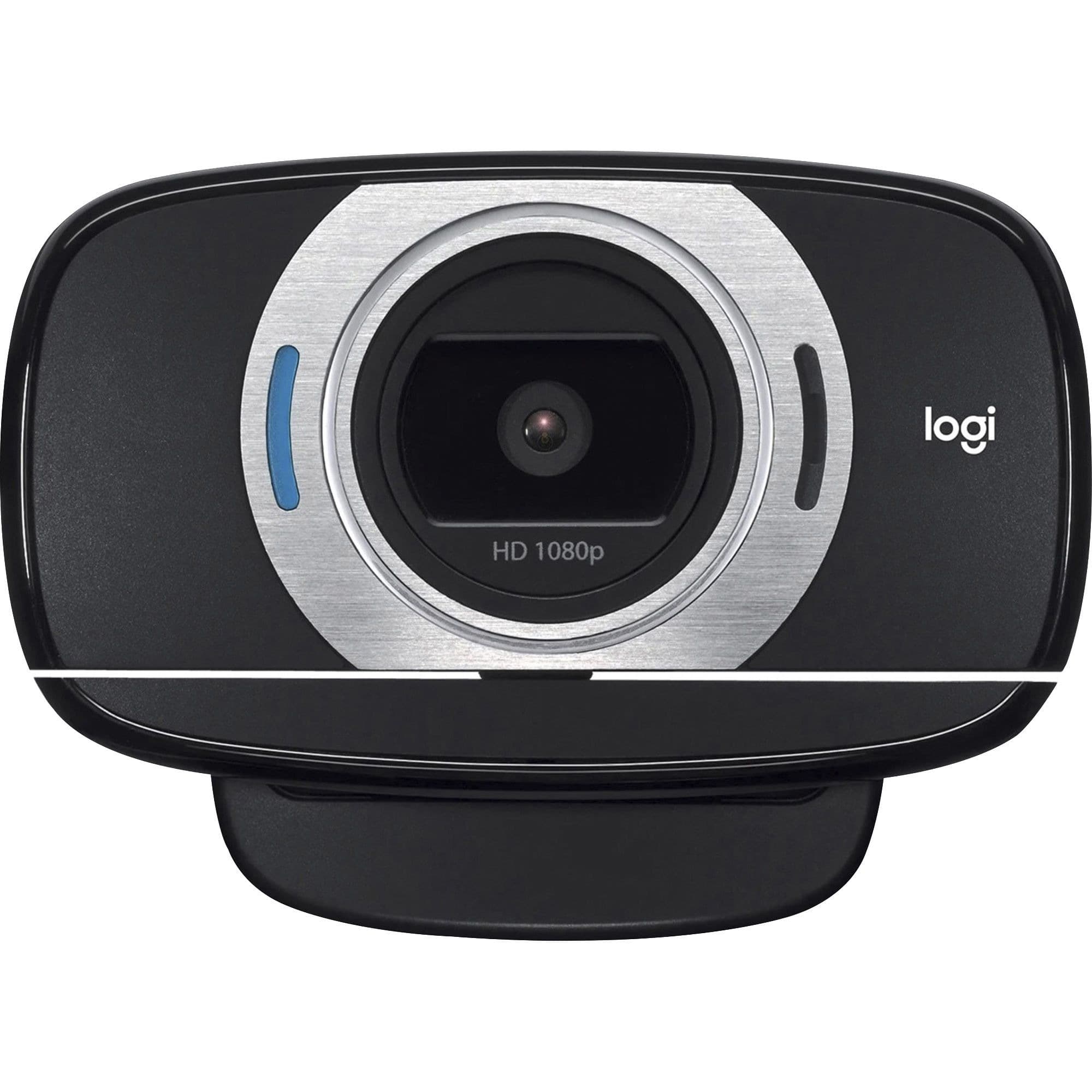 Logitech C615 1080p USB webcam with compact fold-and-go design