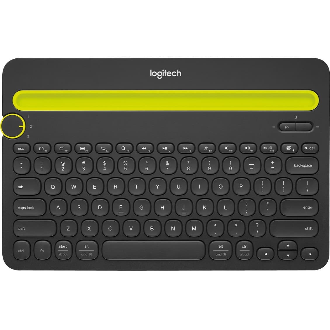 LOGITECH SOURCING LOGITECH K480 WIRELESS MULTI-DEVICE KEYBOARD BLACK view 2